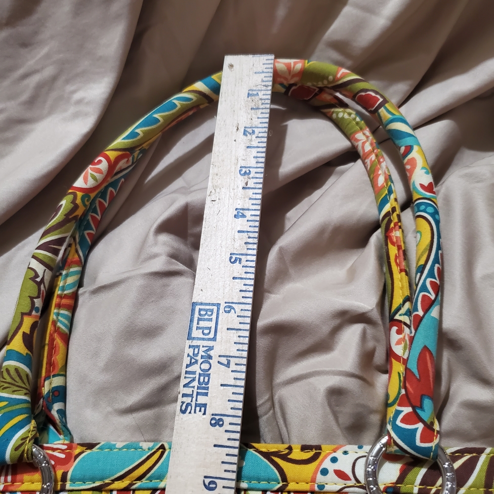 Vera Bradley Yellow Floral Quilted Shoulder Bag - Picture 14 of 14